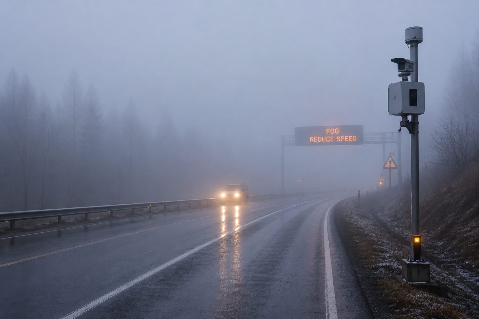 Fog Road Visibility